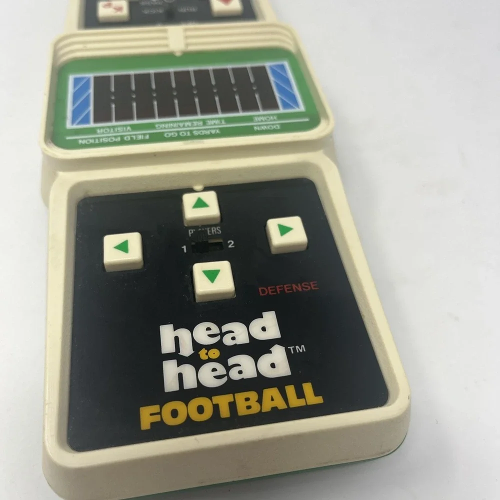 Vintage 1979 Coleco Head-To-Head Handheld Electronic Football Not Working As Is